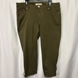 Slink Jeans Olive Curvy Boyfriend Jeans Size 14 Stretch Comfort